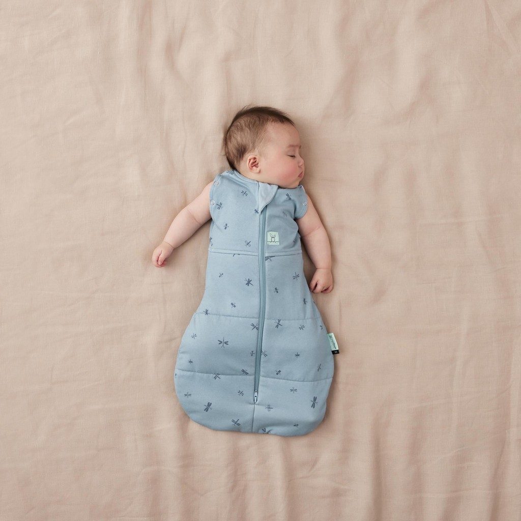 ERGOPOUCH Zavinovačka a vak na spanie 2v1 Cocoon Dragonflies 0-3 m, 3-6 kg, 2,5 tog – Obrázok 5