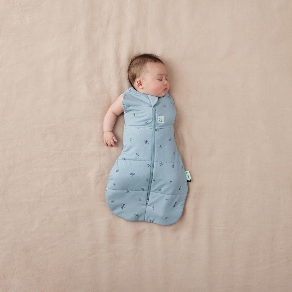 ERGOPOUCH Zavinovačka a vak na spanie 2v1 Cocoon Dragonflies 3-6 m, 6-8 kg, 2,5 tog – Obrázok 4