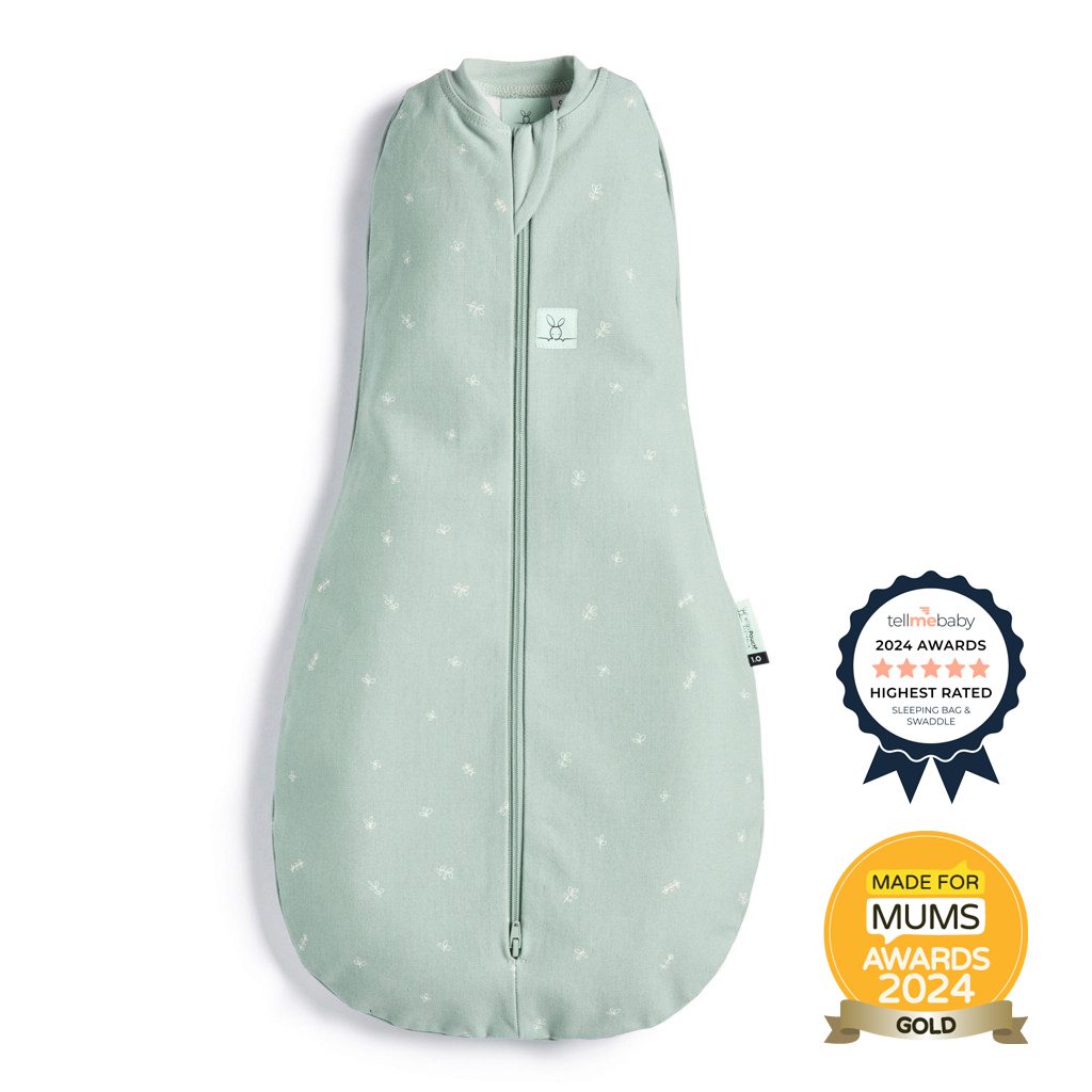 ERGOPOUCH Zavinovačka a vak na spanie 2v1 Cocoon Sage 0-3 m, 3-6 kg, 0,2 tog – Obrázok 2