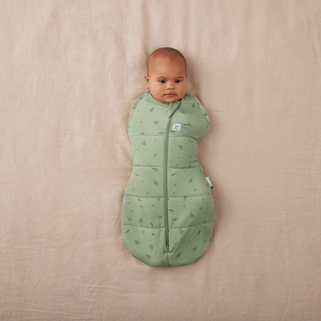 ERGOPOUCH Zavinovačka a vak na spanie 2v1 Cocoon Willow 0-3 m, 3-6 kg, 2,5 tog – Obrázok 4