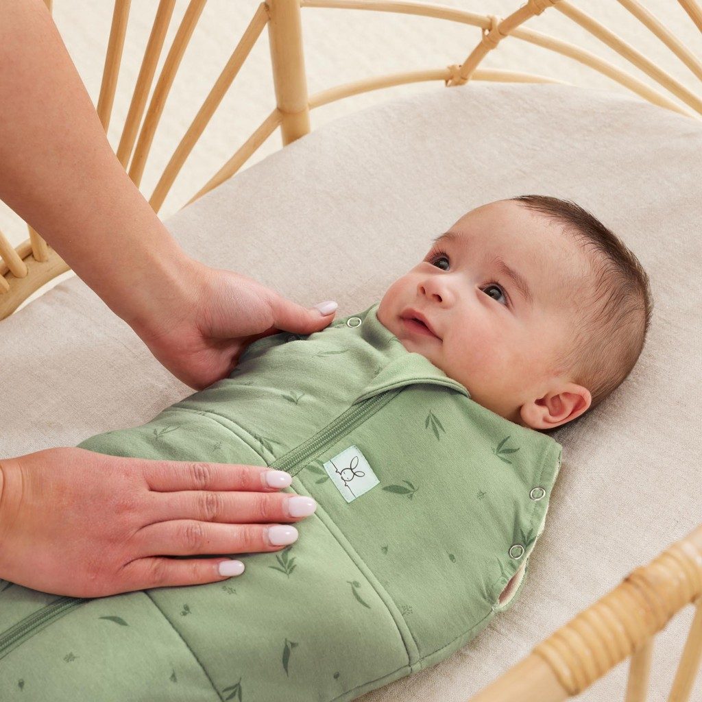 ERGOPOUCH Zavinovačka a vak na spanie 2v1 Cocoon Willow 0-3 m, 3-6 kg, 2,5 tog – Obrázok 7