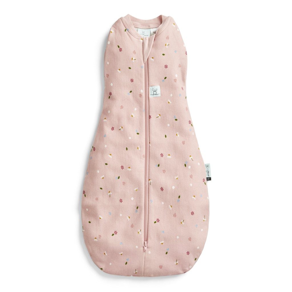 ERGOPOUCH Zavinovačka a vak na spanie 2v1 Cocoon Daisies 3-6 m, 6-8 kg, 1 tog – Obrázok 3