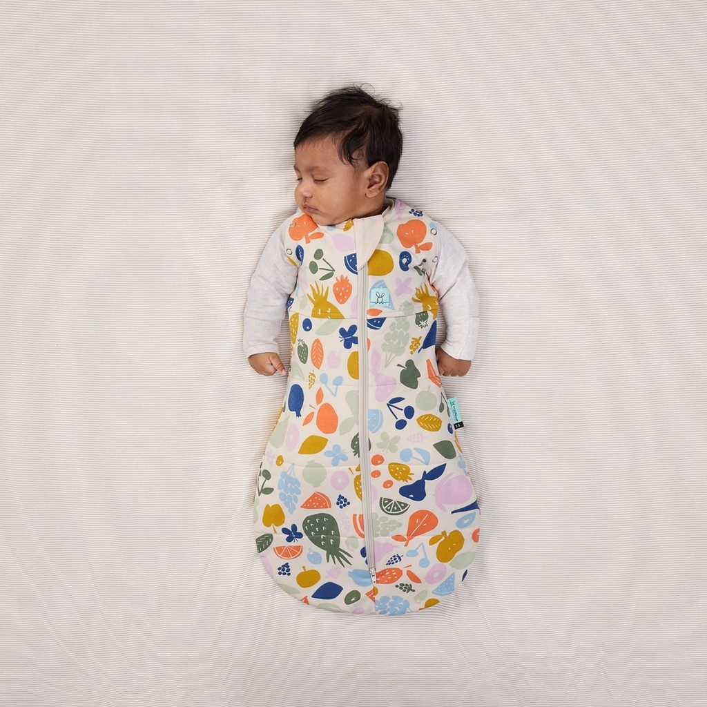 ERGOPOUCH Zavinovačka a vak na spanie 2v1 Cocoon Fruit Salad 3-6 m, 6-8 kg, 2,5 tog – Obrázok 4