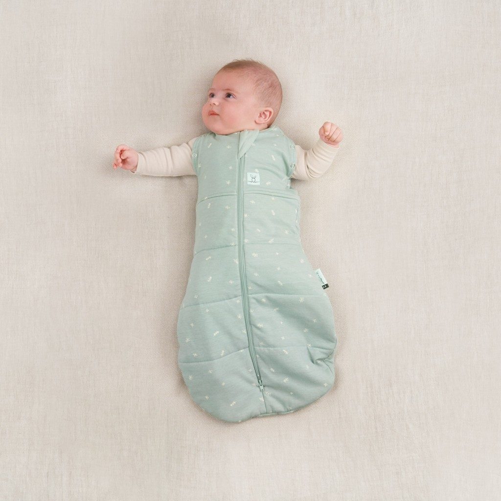 ERGOPOUCH Zavinovačka a vak na spanie 2v1 Cocoon Sage 0-3 m, 3-6 kg, 2,5 tog – Obrázok 3