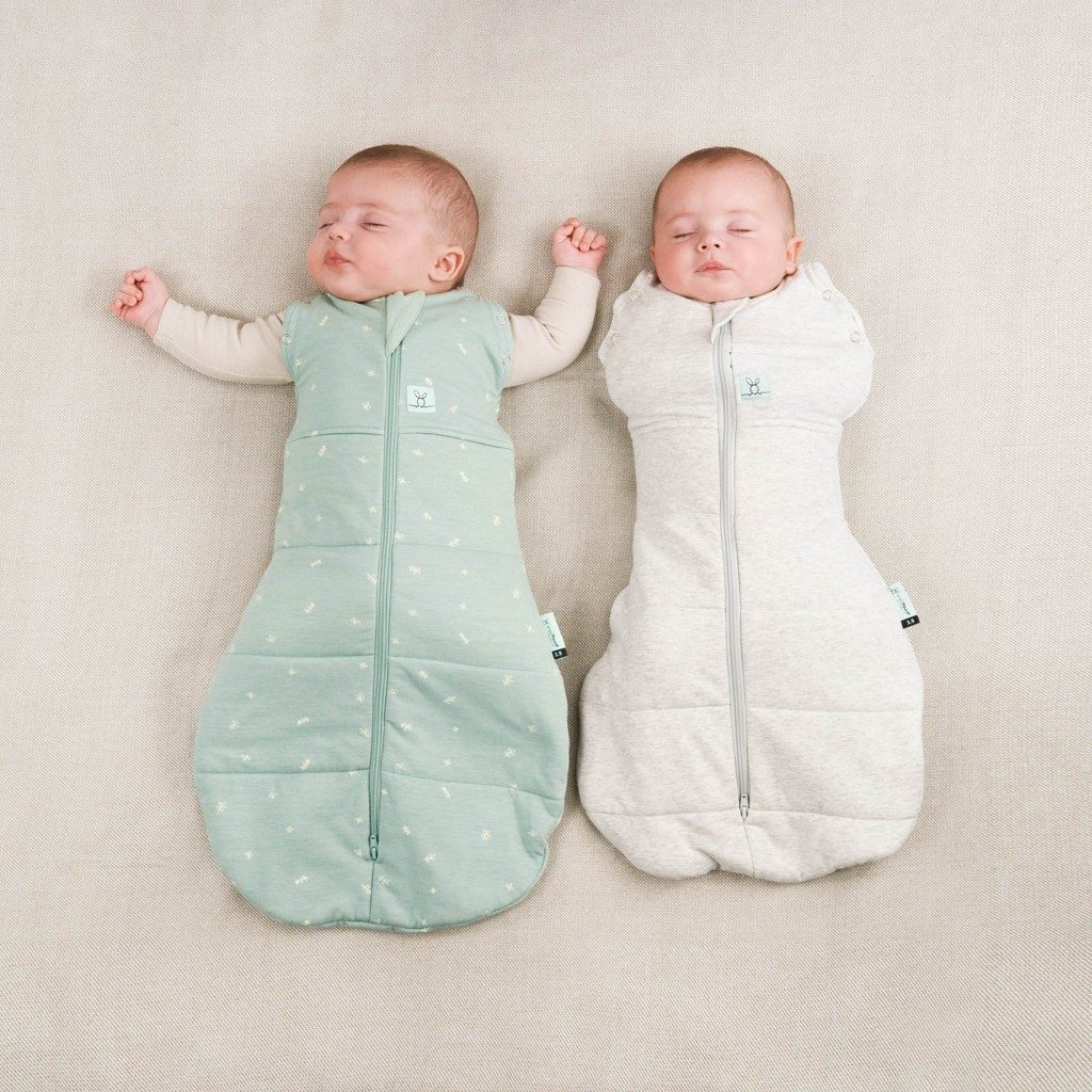 ERGOPOUCH Zavinovačka a vak na spanie 2v1 Cocoon Sage 0-3 m, 3-6 kg, 2,5 tog – Obrázok 6