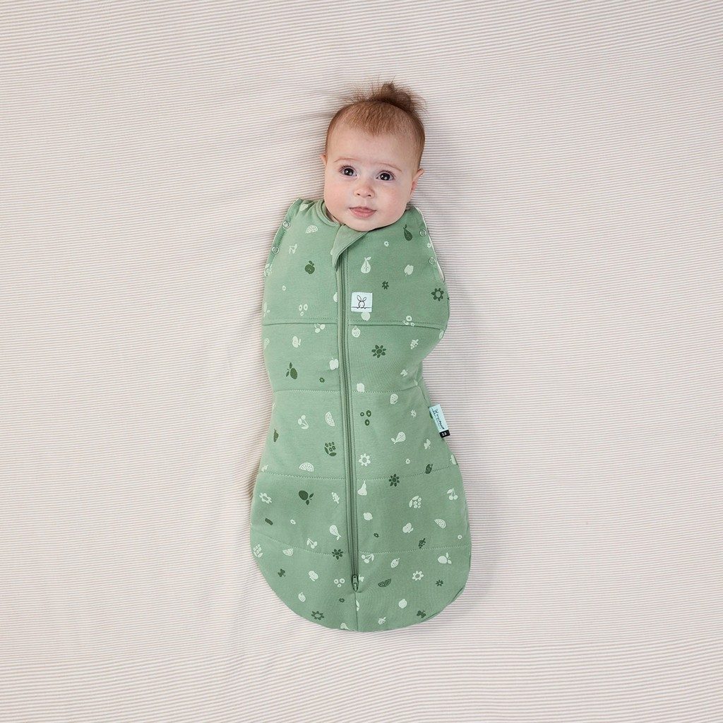 ERGOPOUCH Zavinovačka a vak na spanie 2v1 Cocoon Sweet Orchard 6-12 m, 8-10 kg, 2,5 tog – Obrázok 4