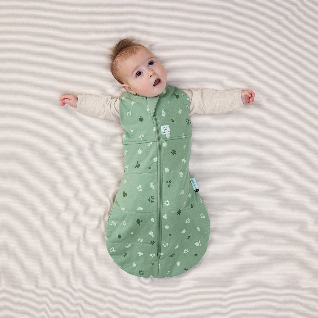 ERGOPOUCH Zavinovačka a vak na spanie 2v1 Cocoon Sweet Orchard 6-12 m, 8-10 kg, 2,5 tog – Obrázok 5