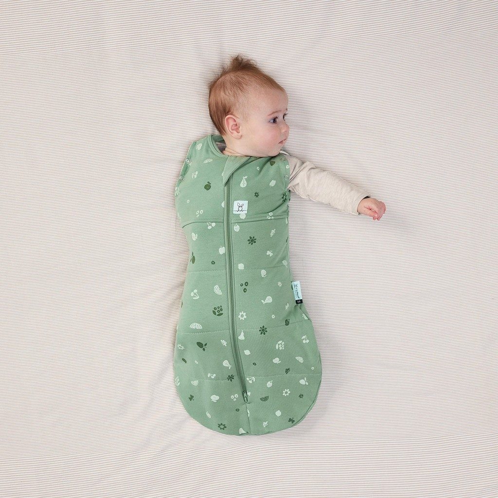 ERGOPOUCH Zavinovačka a vak na spanie 2v1 Cocoon Sweet Orchard 6-12 m, 8-10 kg, 2,5 tog – Obrázok 6