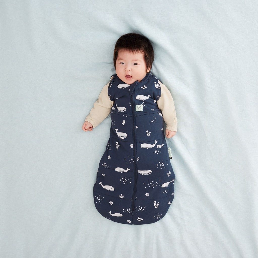 ERGOPOUCH Zavinovačka a vak na spanie 2v1 Cocoon Whale 6-12 m, 8-10 kg, 2,5 tog – Obrázok 5
