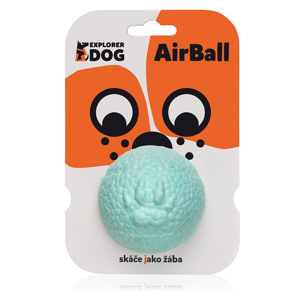 EXPLORER DOG Airball Tyrkysový 8 cm – Obrázok 3