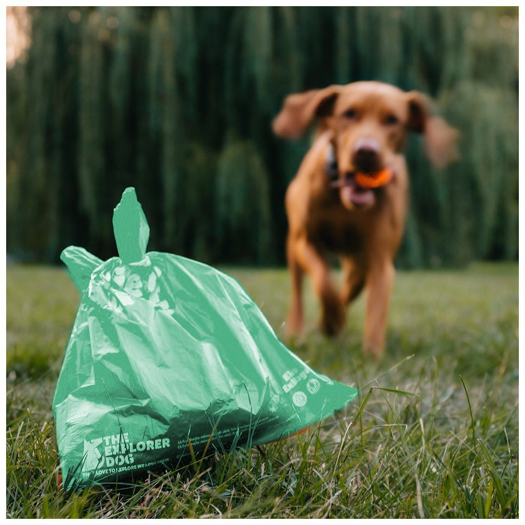EXPLORER DOG Vrecká recyklované na psie exkrementy s vôňou mäty 270 ks – Obrázok 3