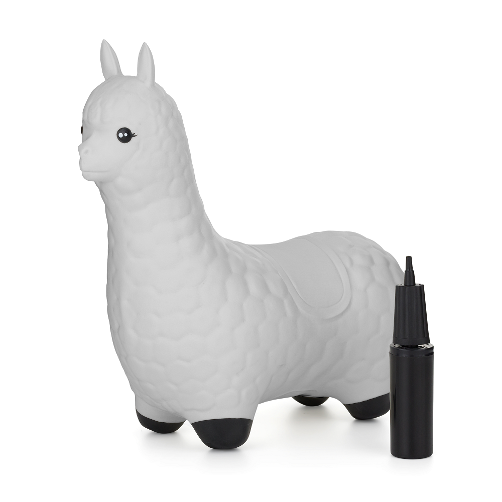 FEEDO Zvieratko skákajúce Llama Grey – Obrázok 2