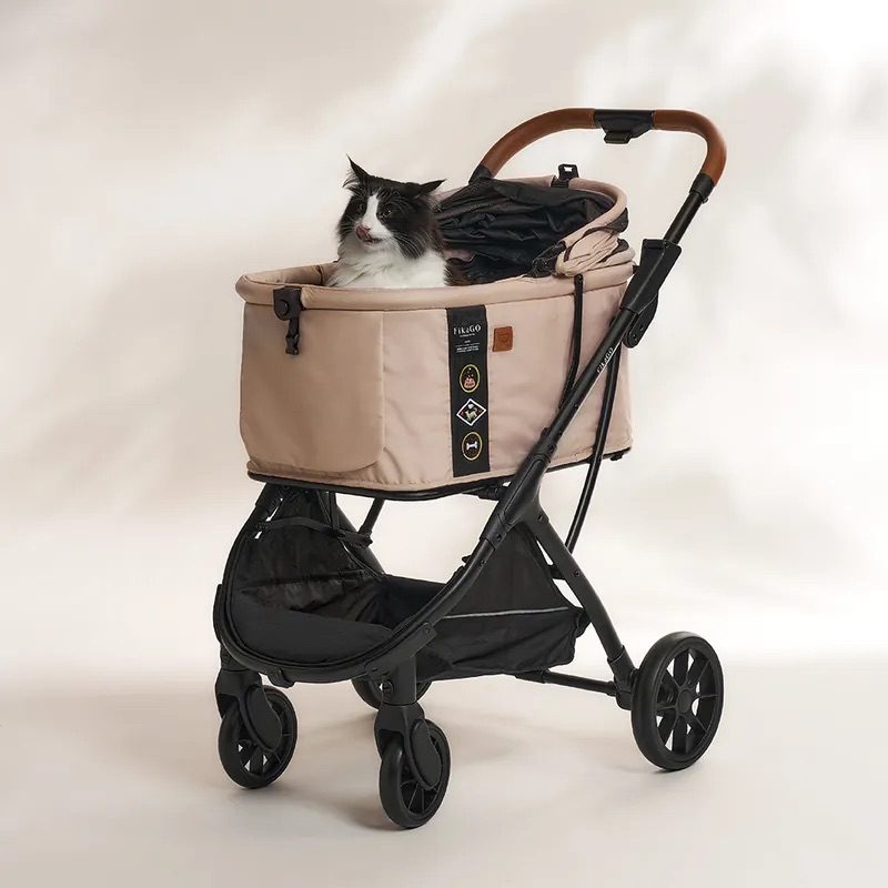 FIKAGO Kočík pre mačky / psov Agile Huggy Beige – Obrázok 6