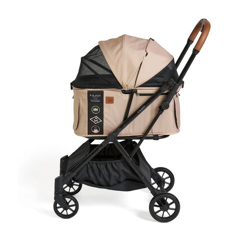 FIKAGO Kočík pre mačky / psov FTG Hygge Beige – Obrázok 4