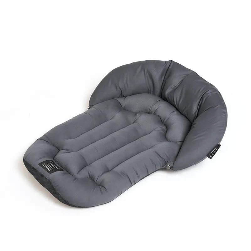 FIKAGO Mäkká podložka s vankúšikom Mushroom Grey L – Obrázok 2