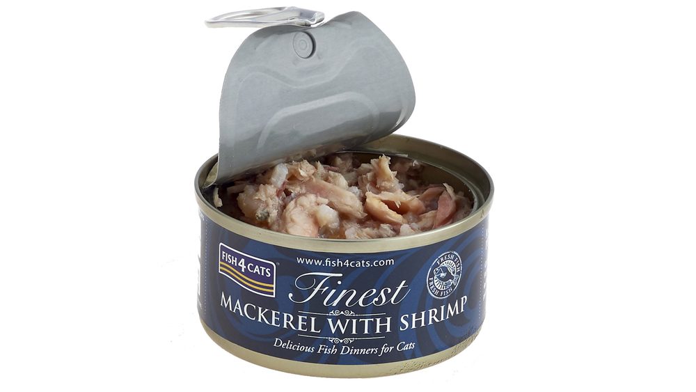 FISH4CATS Konzerva pre mačky Finest makrela s krevetami 70g – Obrázok 3