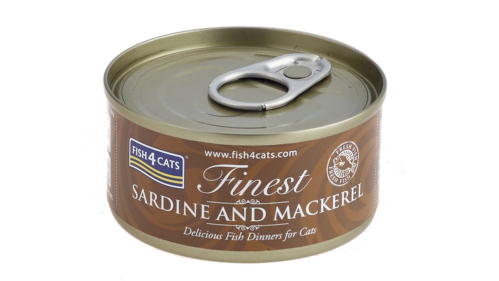 FISH4CATS Konzerva pre mačky Finest sardínka s makrelou 70g – Obrázok 2