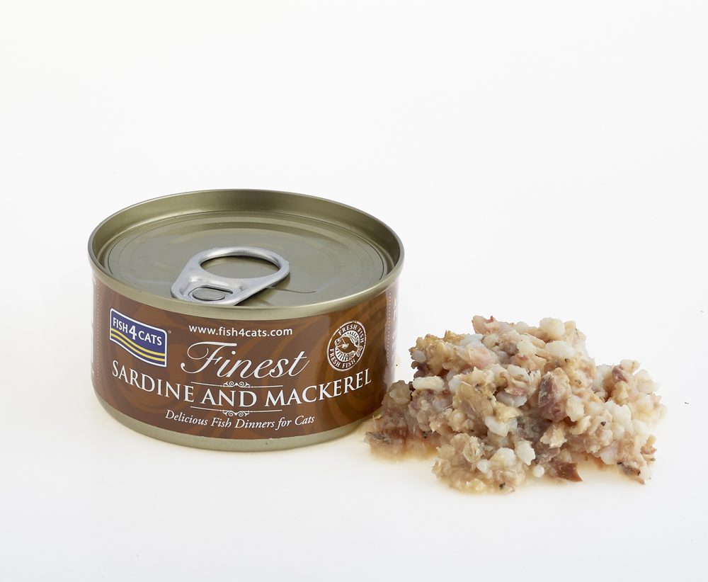 FISH4CATS Konzerva pre mačky Finest sardínka s makrelou 70g – Obrázok 4