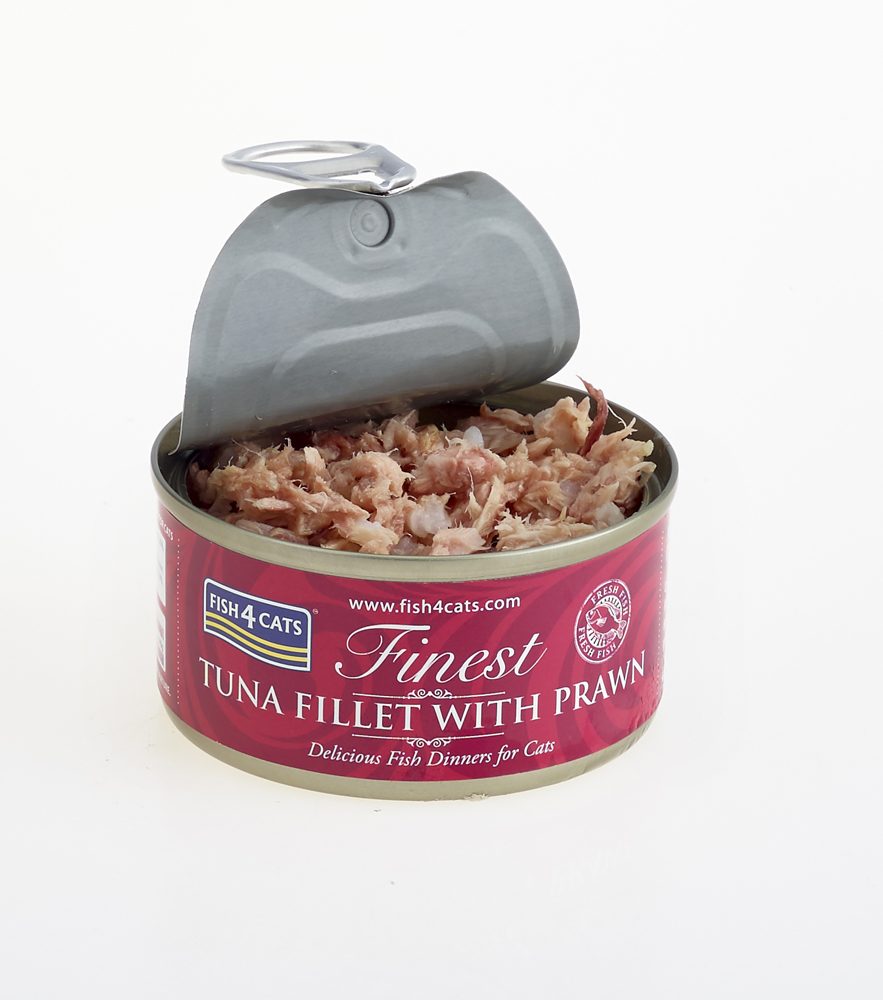 FISH4CATS Konzerva pre mačky Finest tuniak s krevetami 70g – Obrázok 3