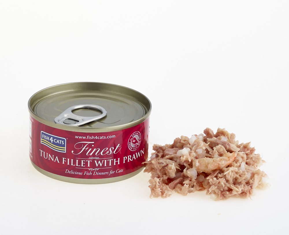 FISH4CATS Konzerva pre mačky Finest tuniak s krevetami 70g – Obrázok 4
