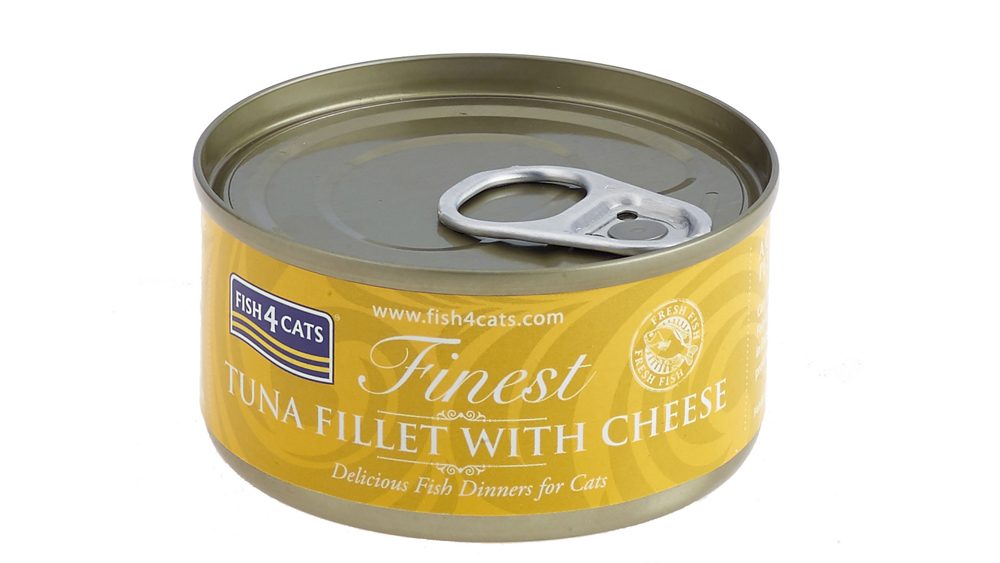 FISH4CATS Konzerva pre mačky Finest tuniak so syrom 70g – Obrázok 2