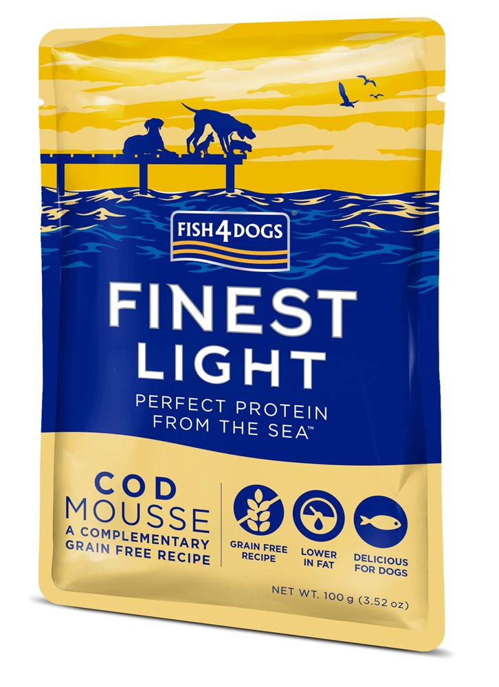FISH4DOGS Lahodná kapsička pre psov 99% treska 100g – Obrázok 3