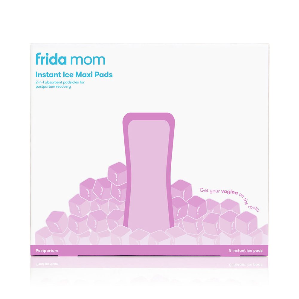 FRIDA MOM Vložky chladiace absorpčné Ice Maxi + Jednorazové popôrodné nohavičky – Obrázok 2