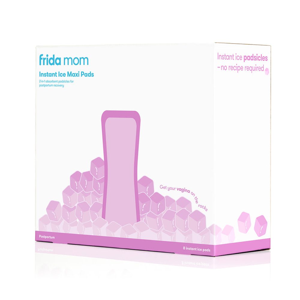 FRIDA MOM Vložky chladiace absorpčné Ice Maxi + Jednorazové popôrodné nohavičky – Obrázok 7