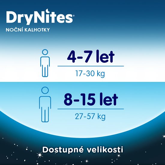 HUGGIES® DryNites Nohavičky plienkové jednorazové pre dievča 4-7 rokov (17-30 kg) 10 ks – Obrázok 7