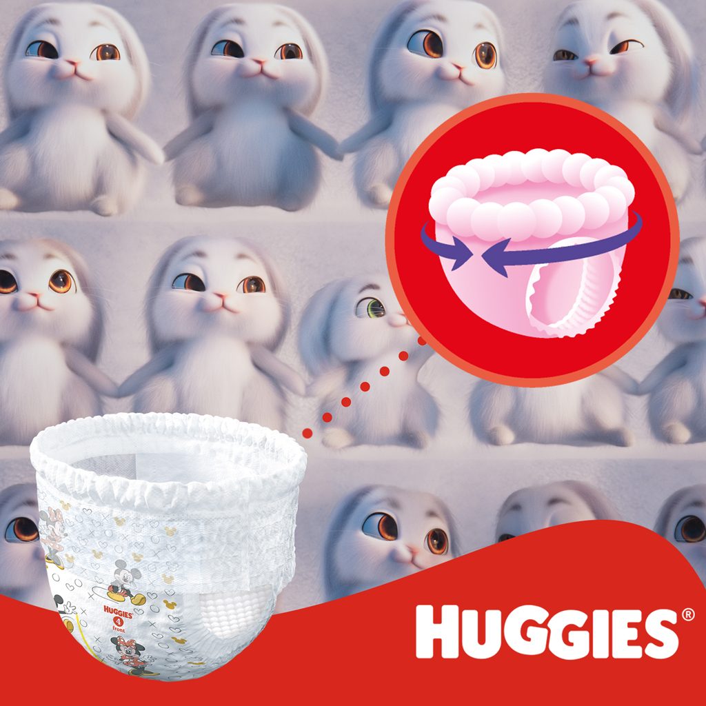 HUGGIES® Nohavičky plienkové Little Movers Pants 6 (15-25 kg), 30 ks – Obrázok 7