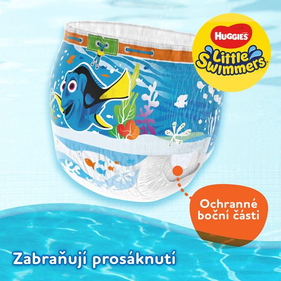 HUGGIES® Little Swimmers Plienky do vody jednorazové 2-3 (3-8 kg) 12 ks – Obrázok 8