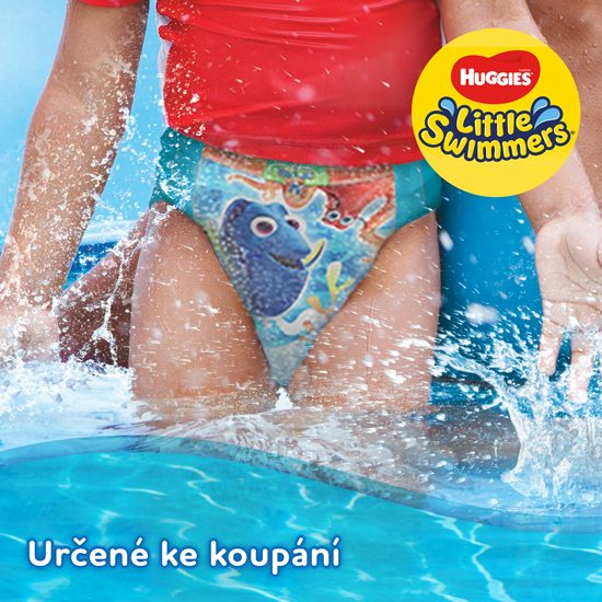 HUGGIES® Little Swimmers Plienky do vody jednorazové 3-4 (7-15 kg) 12 ks – Obrázok 5