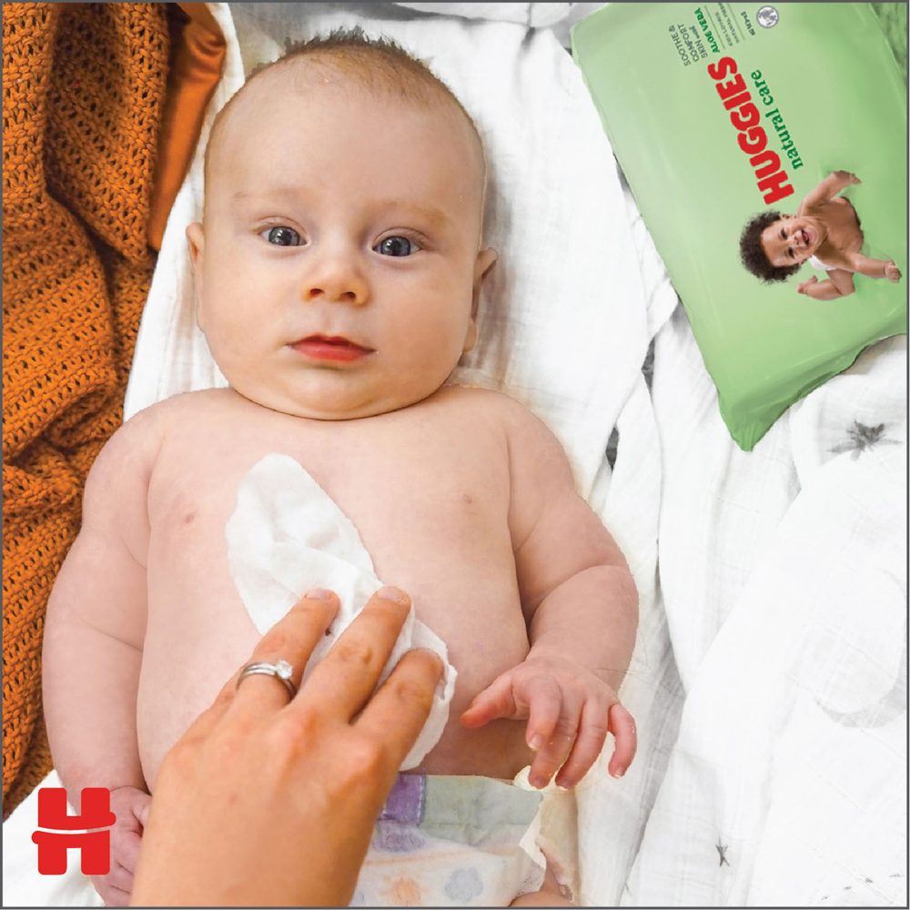 HUGGIES® Natural Triplo Obrúsky vlhčené 56x3 ks – Obrázok 4