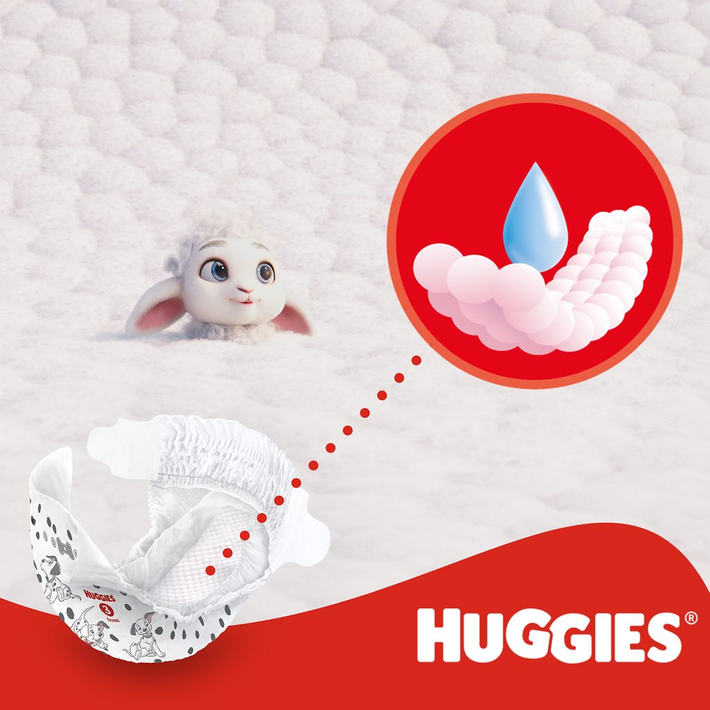 HUGGIES® Plienky jednorazové Little Movers 4 (7-18 kg) 50 ks – Obrázok 5
