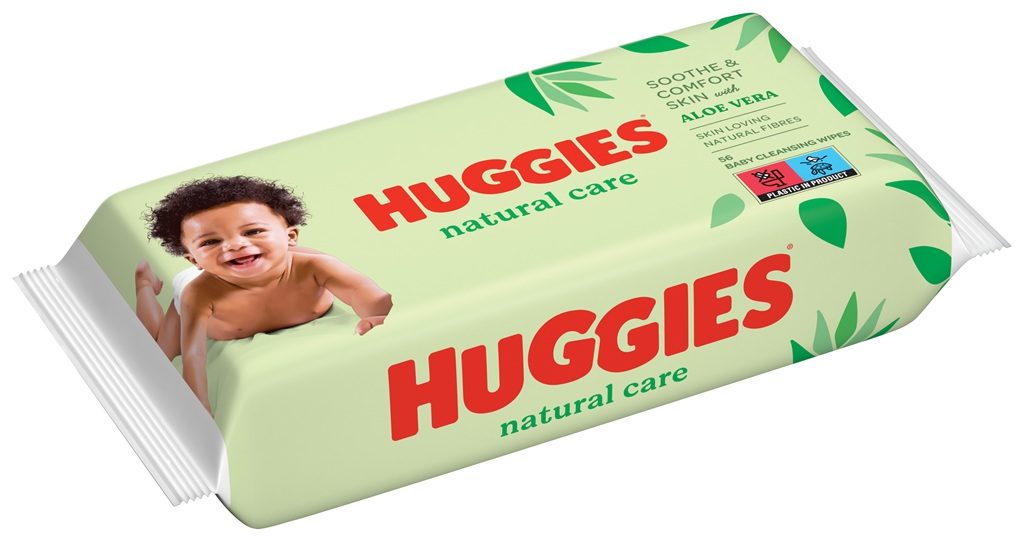 HUGGIES® Single Natural Care Obrúsky vlhčené 56 ks – Obrázok 3