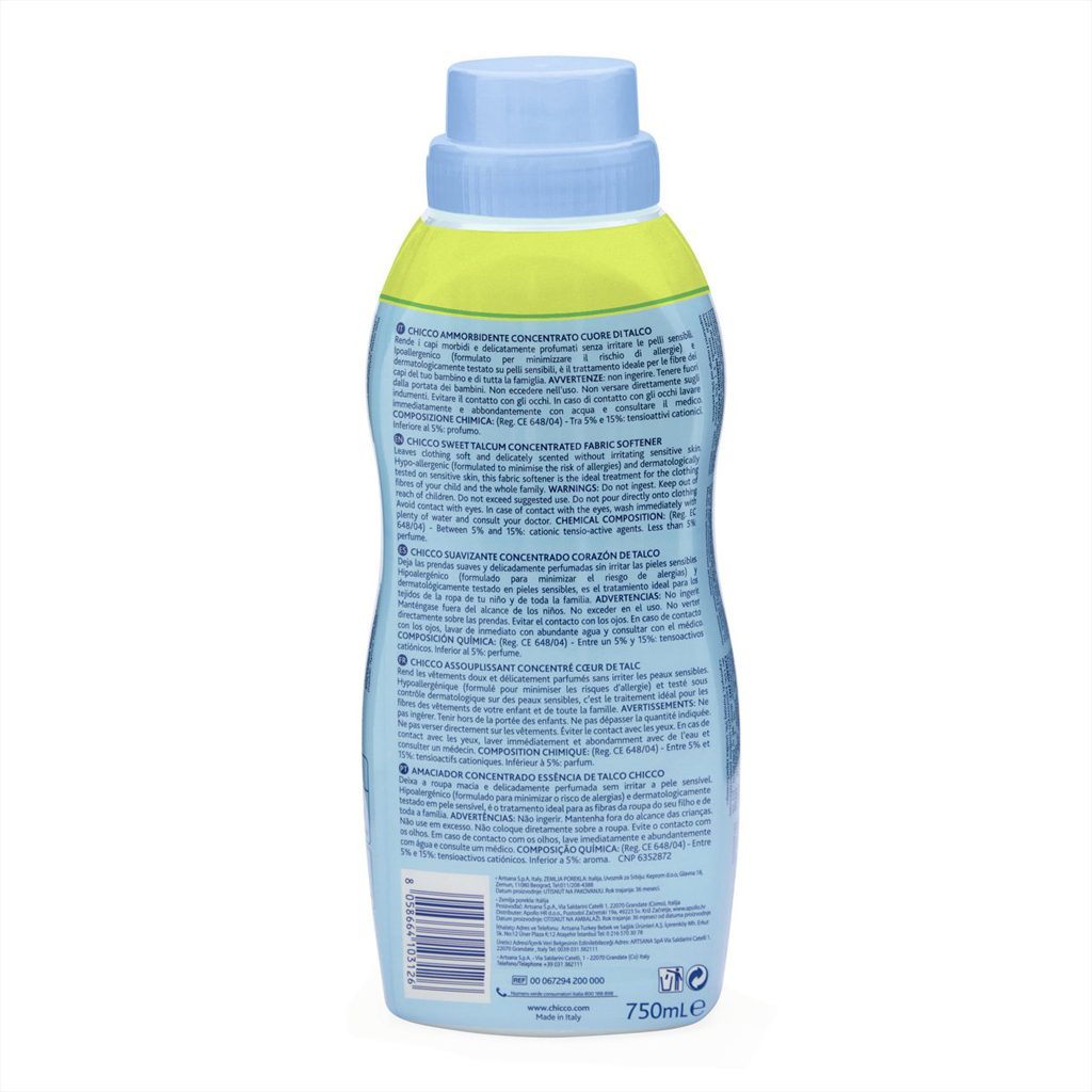 CHICCO Aviváž koncentrovaná Sladký Púder 750 ml – Obrázok 5