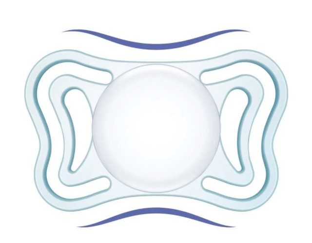 CHICCO Cumlík Physio Light silikónový nočný 2-16m, 2ks – Obrázok 4