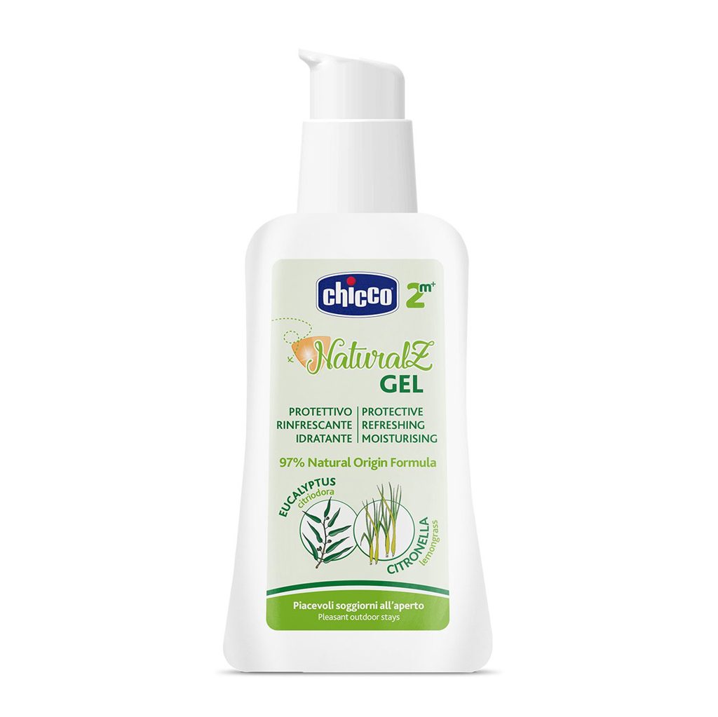 CHICCO Gél proti komárom ochranný a osviežujúci 97% prírodných zložiek 60ml, 2m+