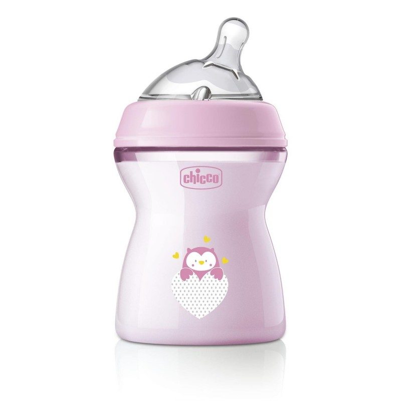 CHICCO Fľaša dojčenská Natural Feeling 250 ml dievča 2m+