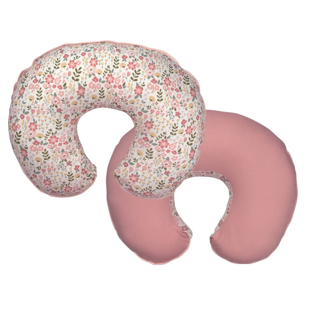 CHICCO Vankúš na dojčenie Boppy bio bavlna - Blush Cottage – Obrázok 3