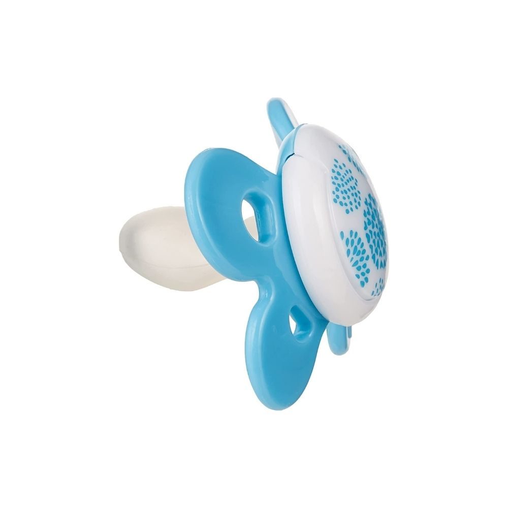 CHICCO Cumlík Physio Comfort silikón nočný 16-36m dievča - hviezdy/macko 2 ks – Obrázok 8