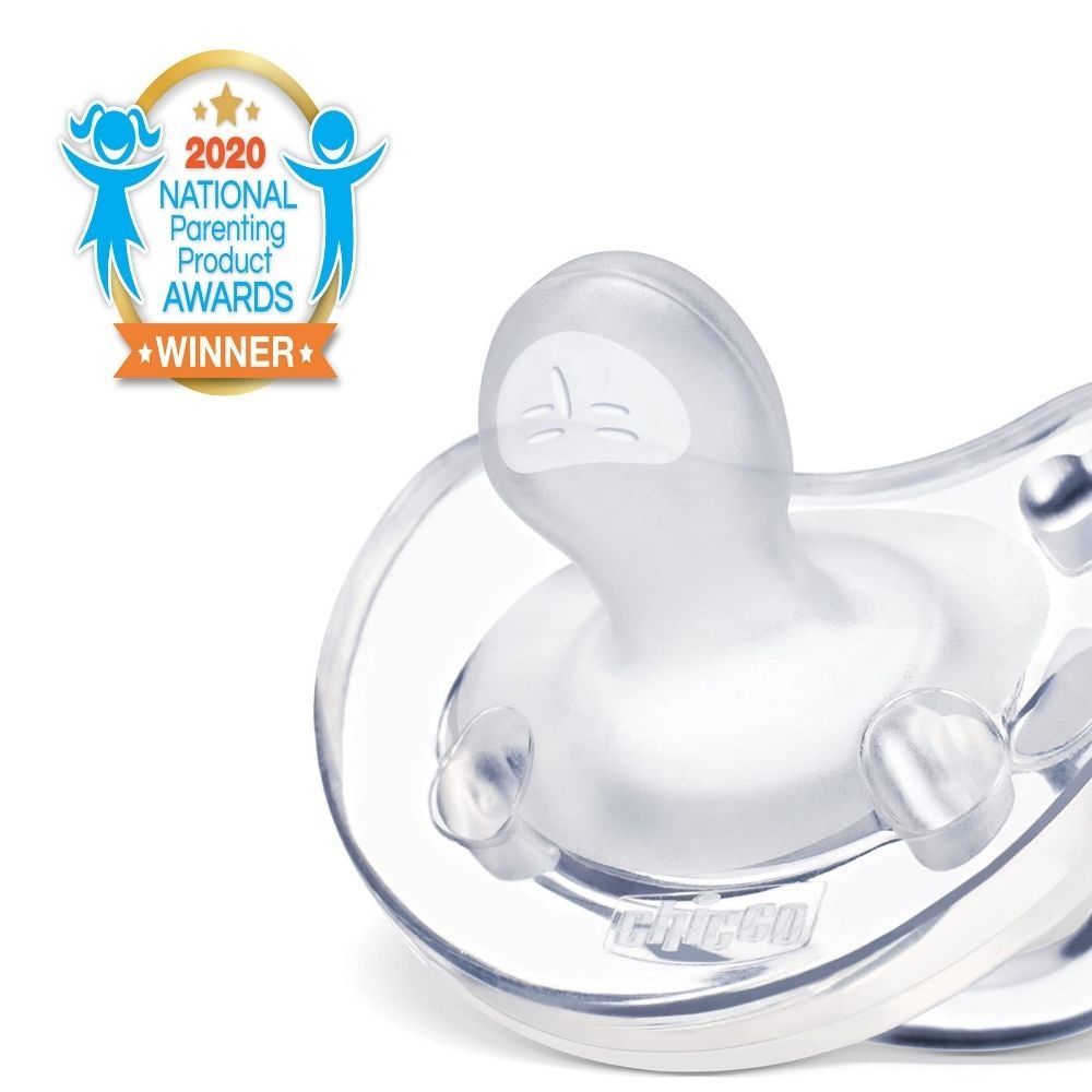CHICCO Cumlík Physio Soft celosilikónový 16-36m dievča 2 ks – Obrázok 6