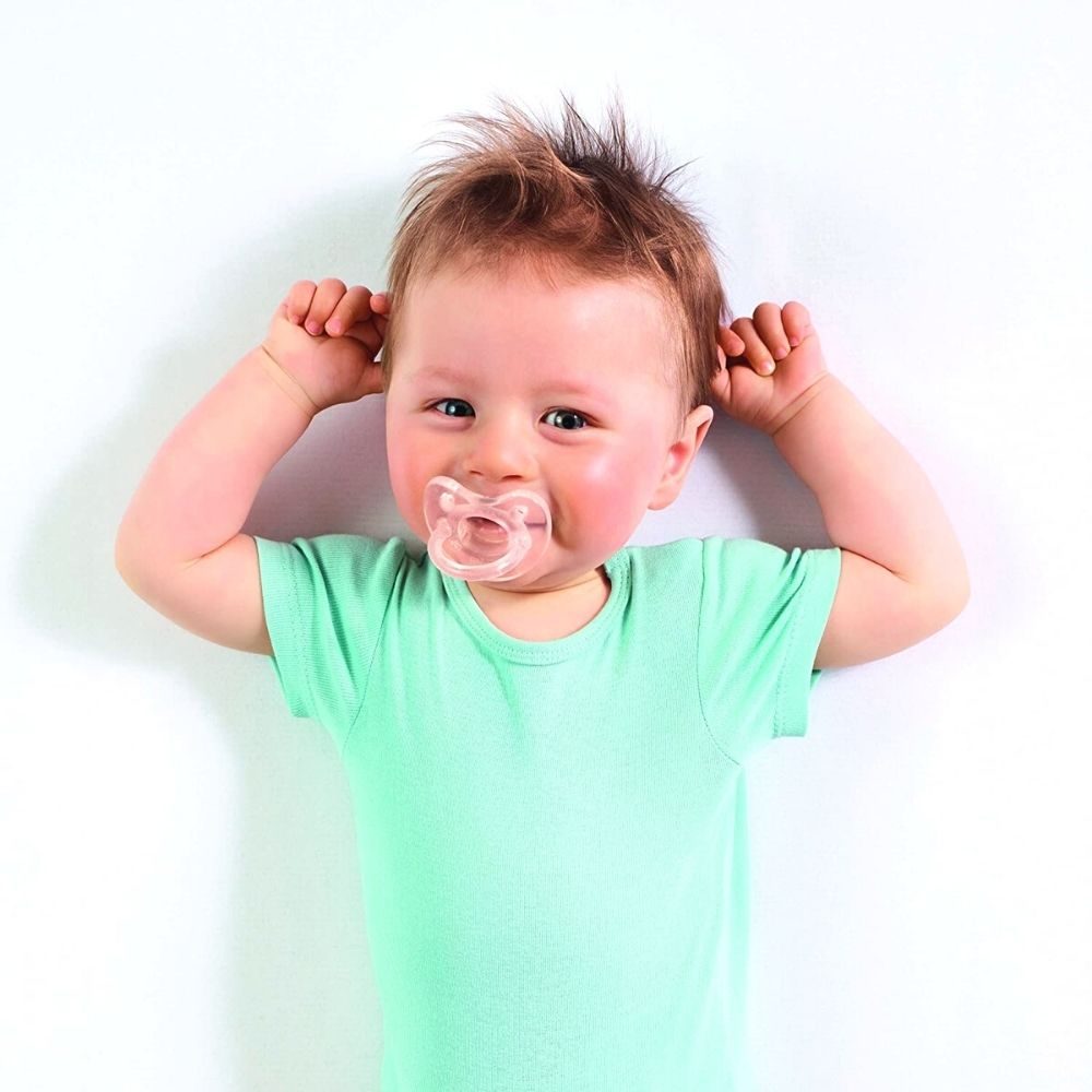 CHICCO Cumlík Physio Soft celosilikónový 16-36m chlapec 2 ks – Obrázok 9