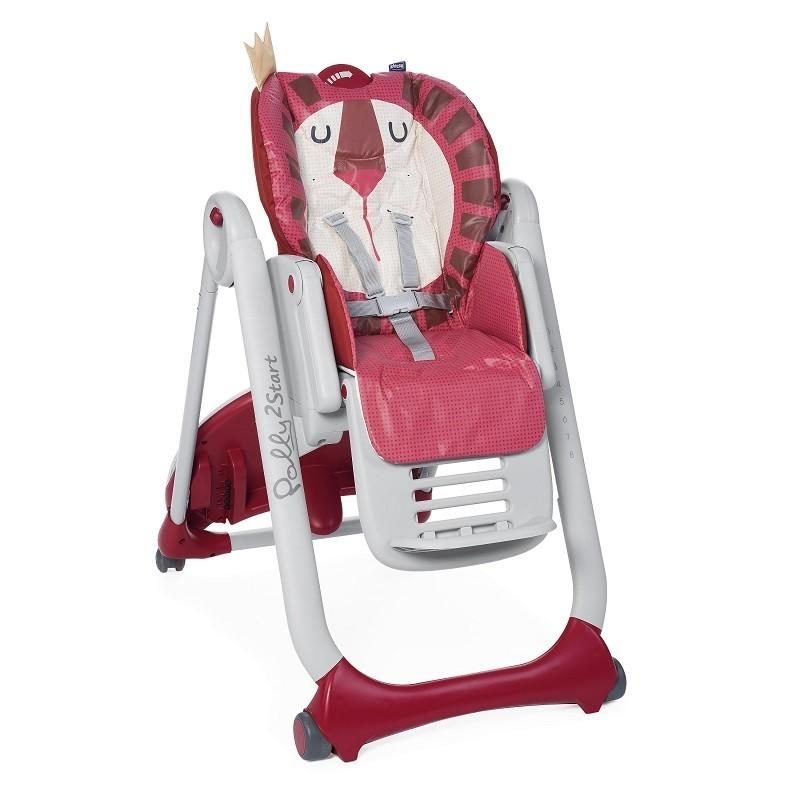 CHICCO Stolička jedálenská Polly2Start - Lion – Obrázok 3