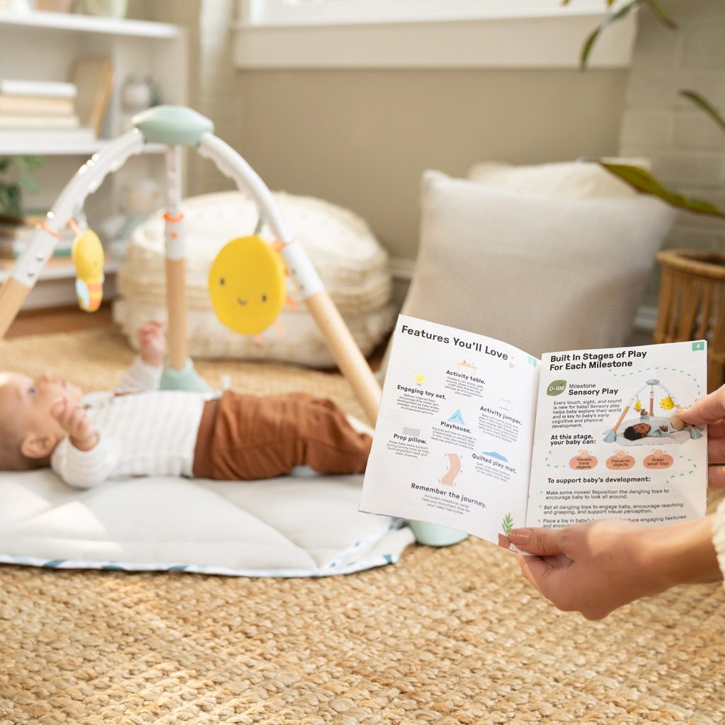 INGENUITY Aktívne centrum 6v1 Tummy to Toes™ Milestones 0m+ – Obrázok 16