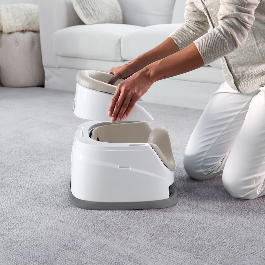 INGENUITY Podsedák na stoličku 2v1 Baby Base Cashmere 6m+ do 22kg – Obrázok 16