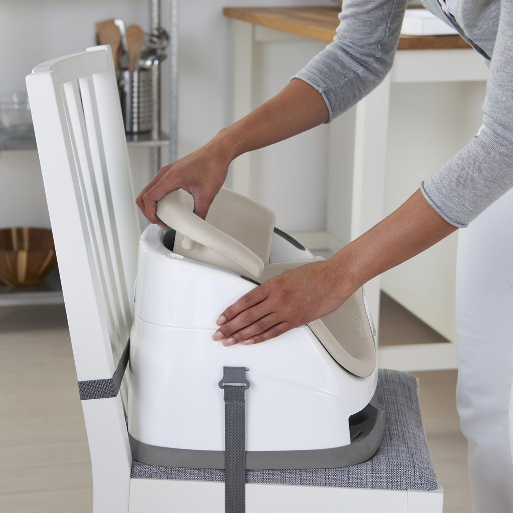 INGENUITY Podsedák na stoličku 2v1 Baby Base Cashmere 6m+ do 22kg – Obrázok 17