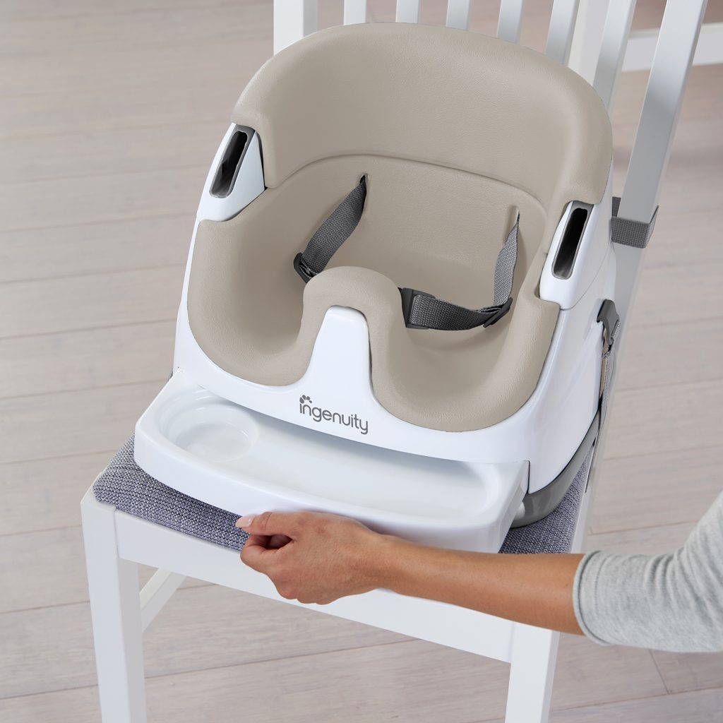 INGENUITY Podsedák na stoličku 2v1 Baby Base Cashmere 6m+ do 22kg – Obrázok 18