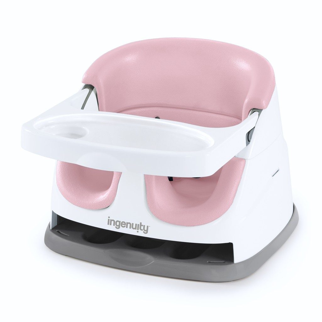 INGENUITY Podsedák na stoličku 2v1 Baby Base™ Peony 6m+ do 22kg – Obrázok 2