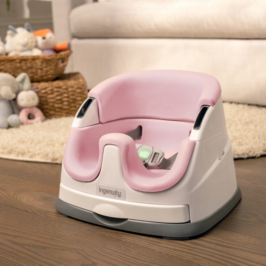 INGENUITY Podsedák na stoličku 2v1 Baby Base™ Peony 6m+ do 22kg – Obrázok 9